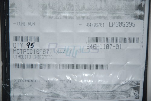 Pic 16f877 lotto - 16f877-04/pt,